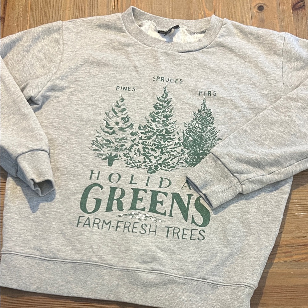 J. Crew Crewneck Sweater Holiday Tree Small
